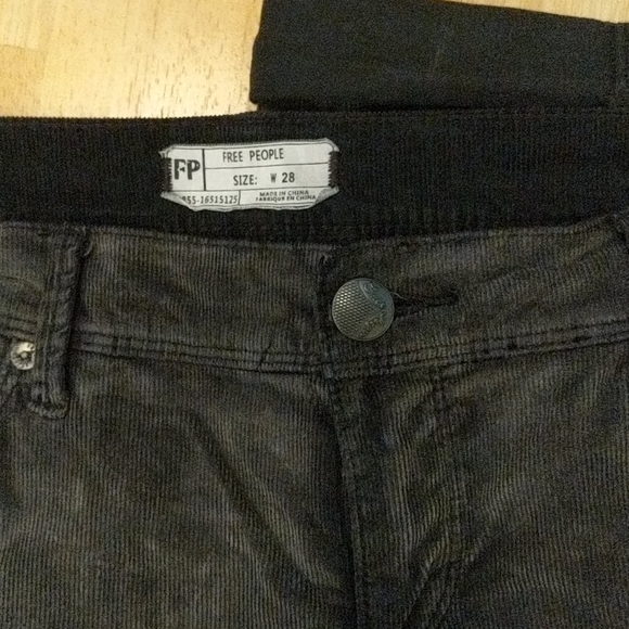 Dark Gray Corduroy Pants. - Picture 2 of 3